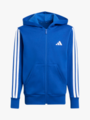 adidas 3S Fleece Full Zip Hood Junior Royal Blue / White