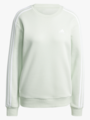 adidas 3-Stripes Fleece Crew Linen Green