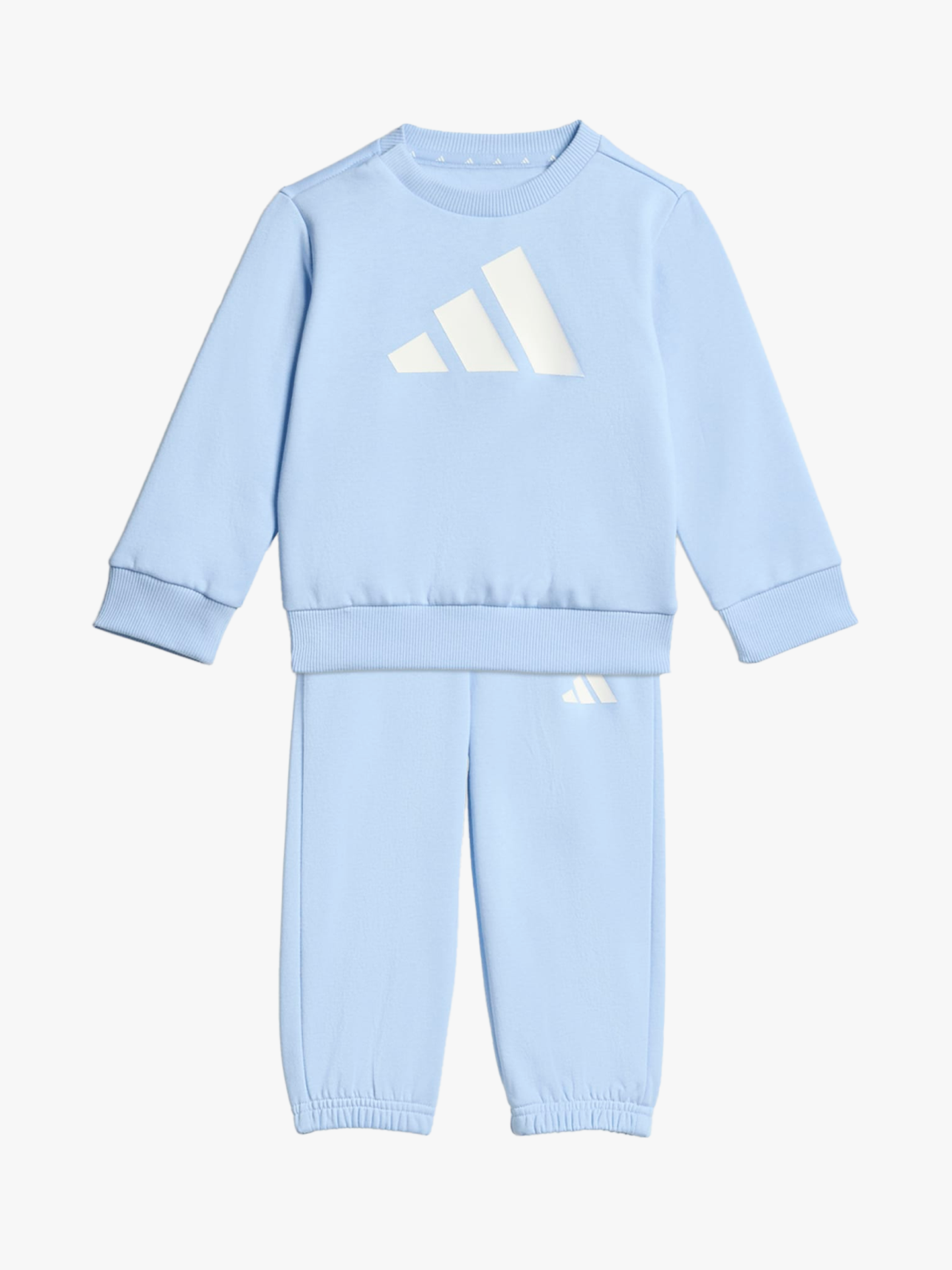 adidas Big Logo Fleece Jog Infant Blå