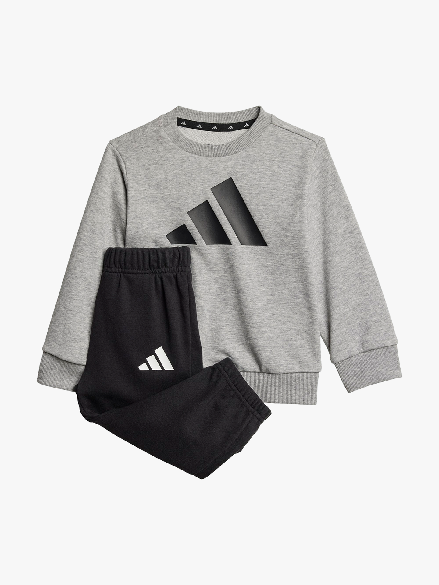 adidas Big Logo French Terry Jog Sett Grå