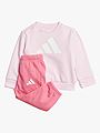 adidas Big Logo Fleece Jog Sett 240 Infant CLPINK/WHITE