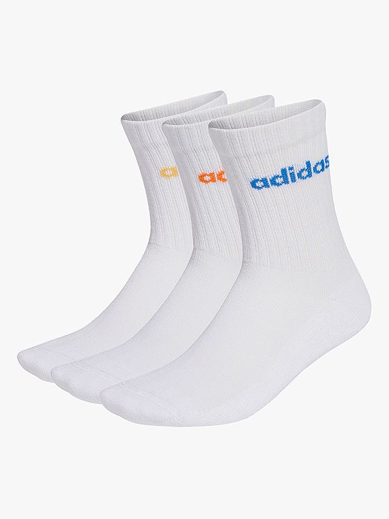 adidas Crew 3 Pack Hvit