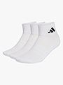 adidas Essentials Ankle 3 Pack White / Black