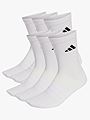 adidas Essentials Crew 6 Pack Hvit