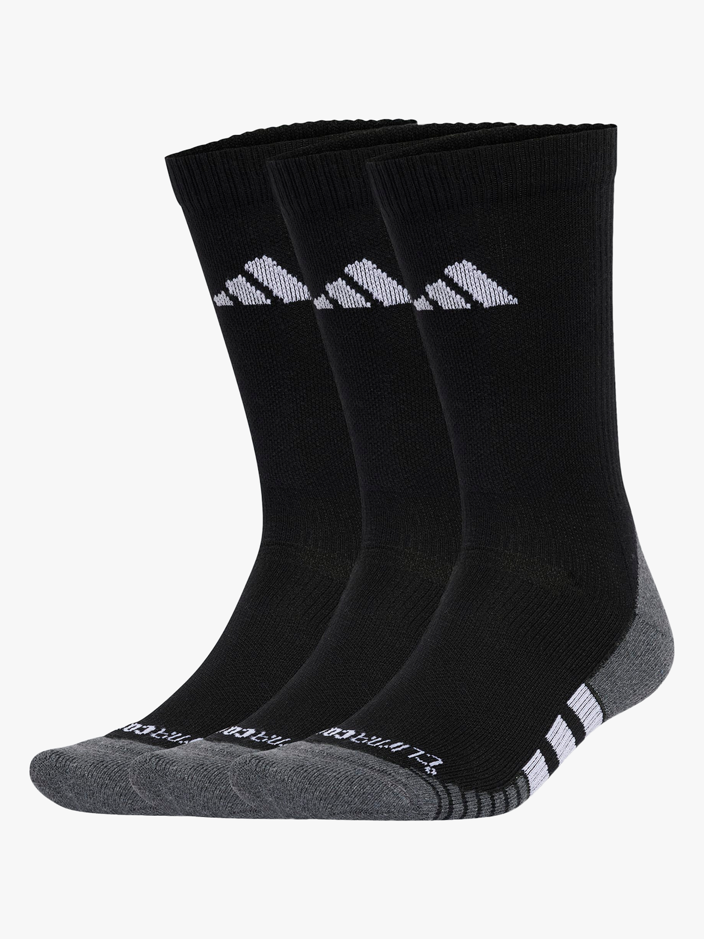 adidas Performance Cush Crew Socks 3-Pack Black
