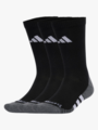 adidas Performance Cush Crew Socks 3-Pack Black
