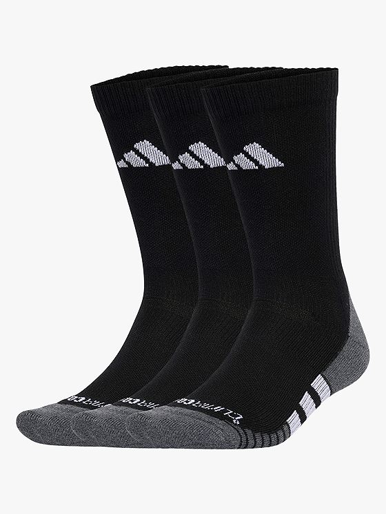 adidas Performance Cush Crew Socks 3-Pack Black