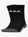 adidas Performance Cush Crew Socks 3-Pack Black
