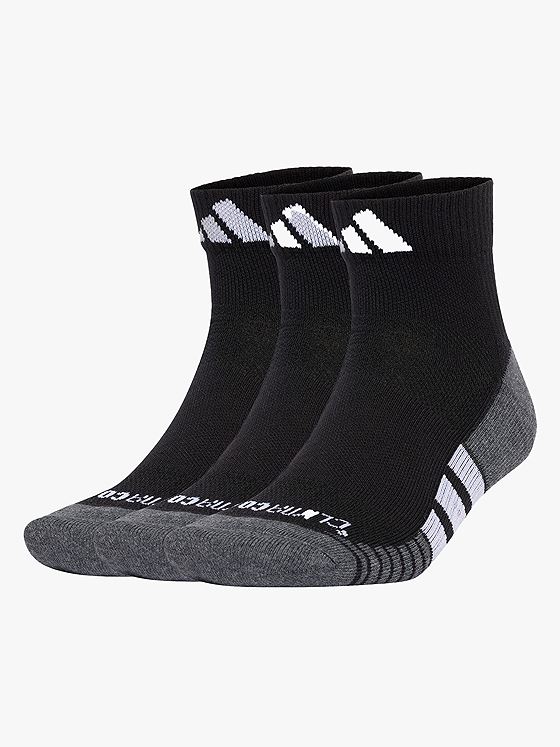adidas Performance Cush Quarter Socks 3PK BLACK/WHITE