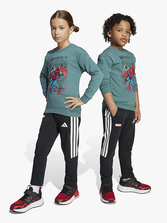 adidas Marvel Spiderman Jog Sett Kids PRETEA/WHITE