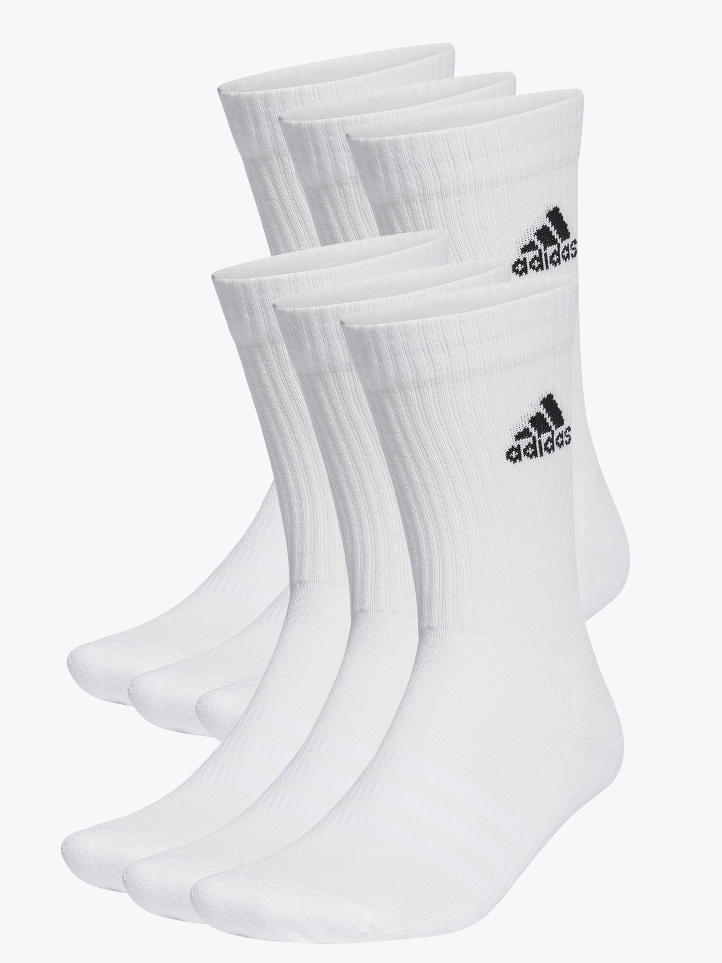 adidas Crew 6 Pack White