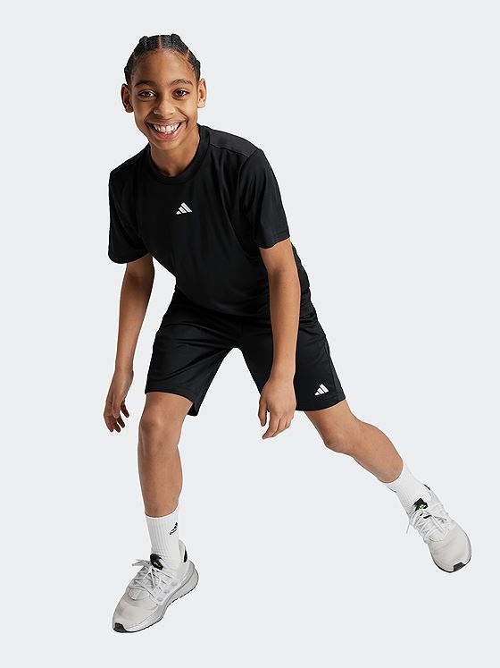 adidas Essentials Tee Junior Black/White