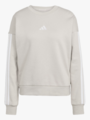 adidas 3-Stripes Fleece Sweater Beige