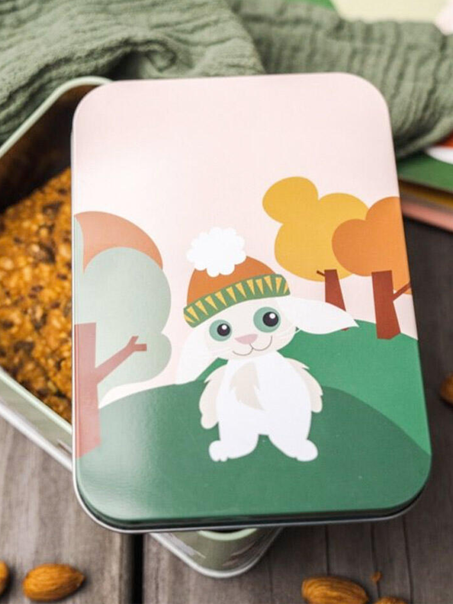 Blafre matboks Lille kanin på tur