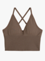 Aim'n Shape Seamless Cross Back Bralette Espresso Melange