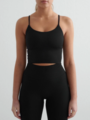 Aim'n Shape Seamless Strap Singlet Black
