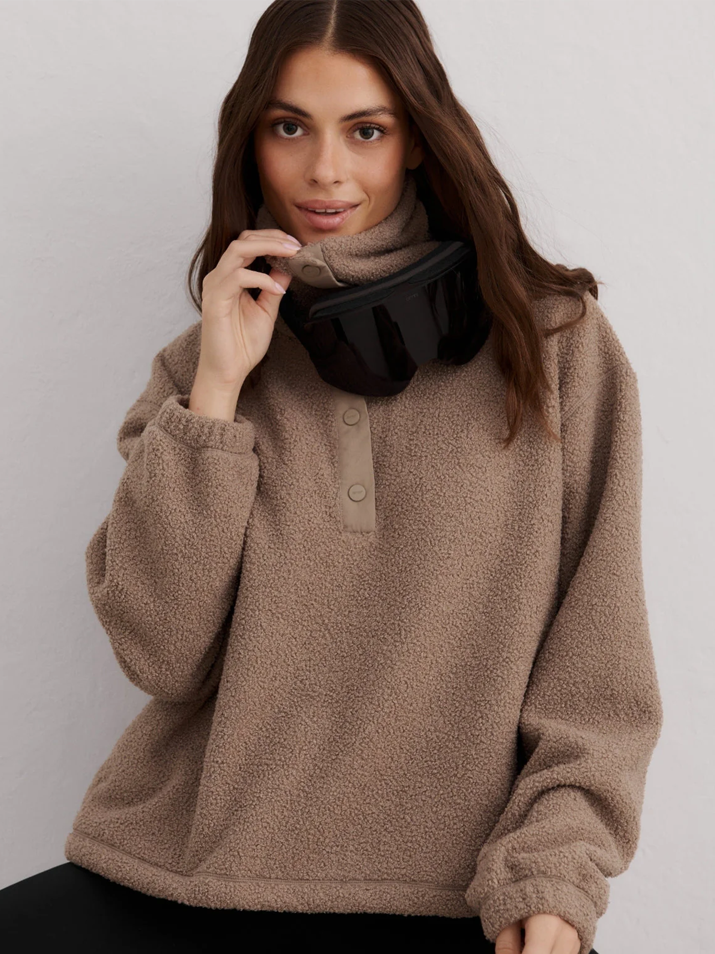 Aim'n Polar Fleece Long Sleeve Espresso