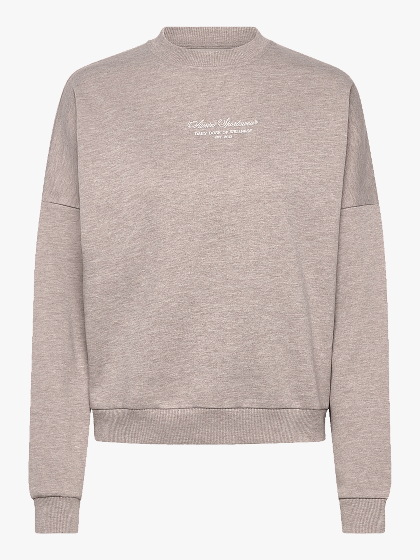 Aim'n Script Sweatshirt Espresso Melange