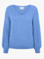 American Dreams Milana Long Sleeve Alpaca Pullover Sky Blue