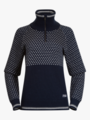 Bergans Alvdal Wool Half Zip Navy / Vanilla White