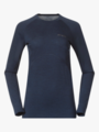 Bergans Inner:Pure Merino Long Sleeve Women Navy Blue