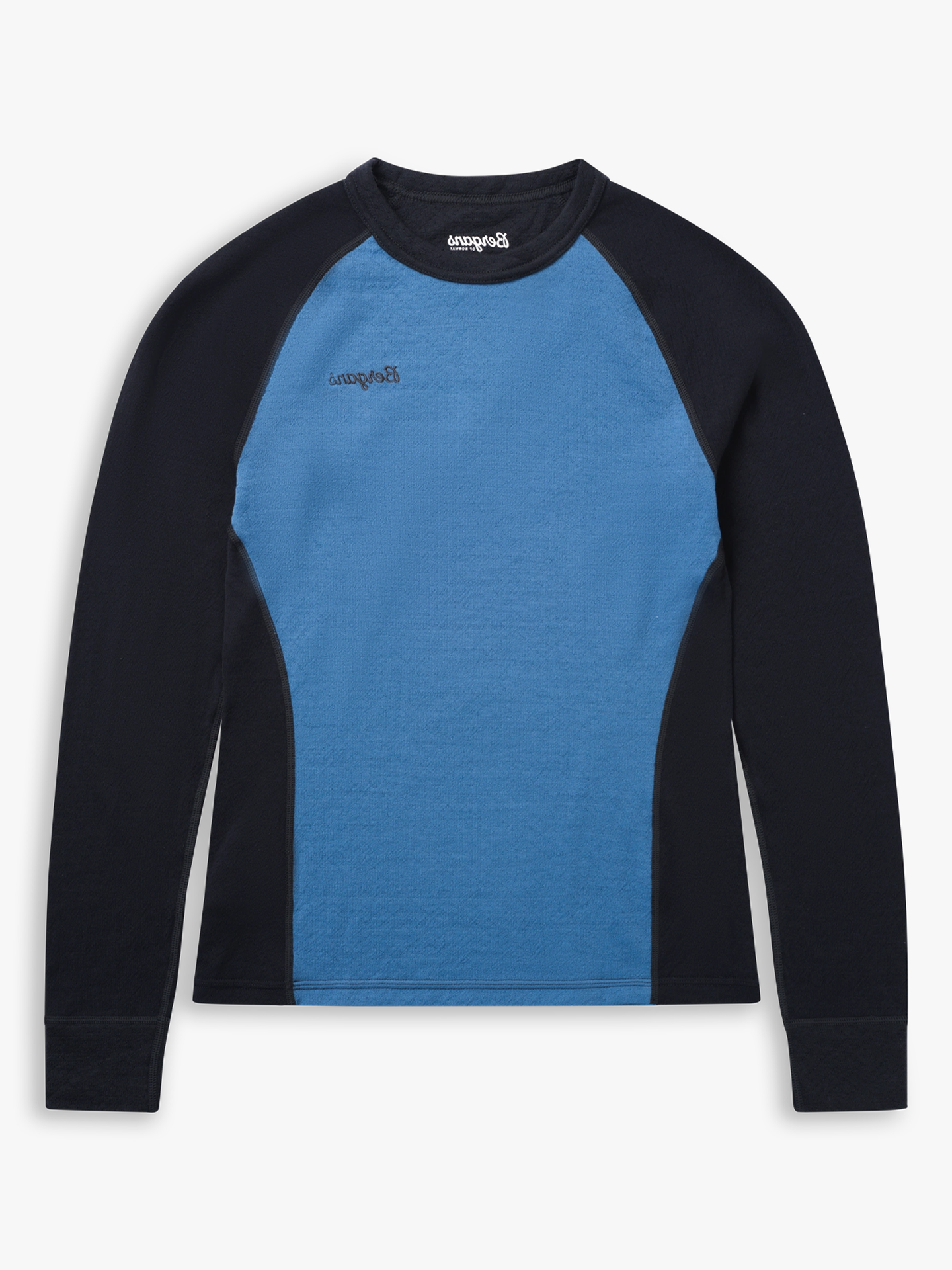 Bergans Inner:Dual Merino Junior Long Sleeve Elemental Blue