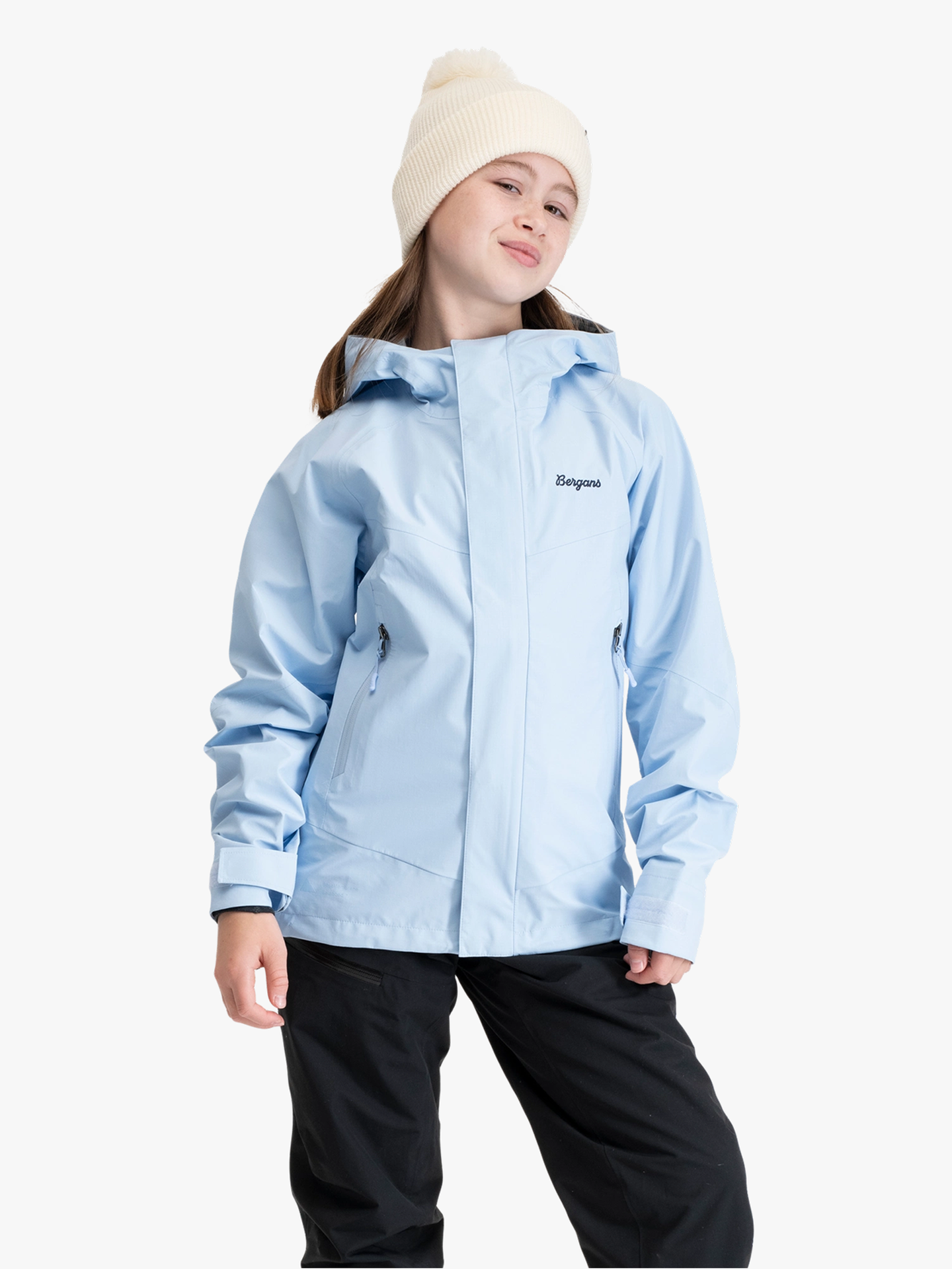 Bergans Junior 3-Lags Shell Jacket Cool Blue
