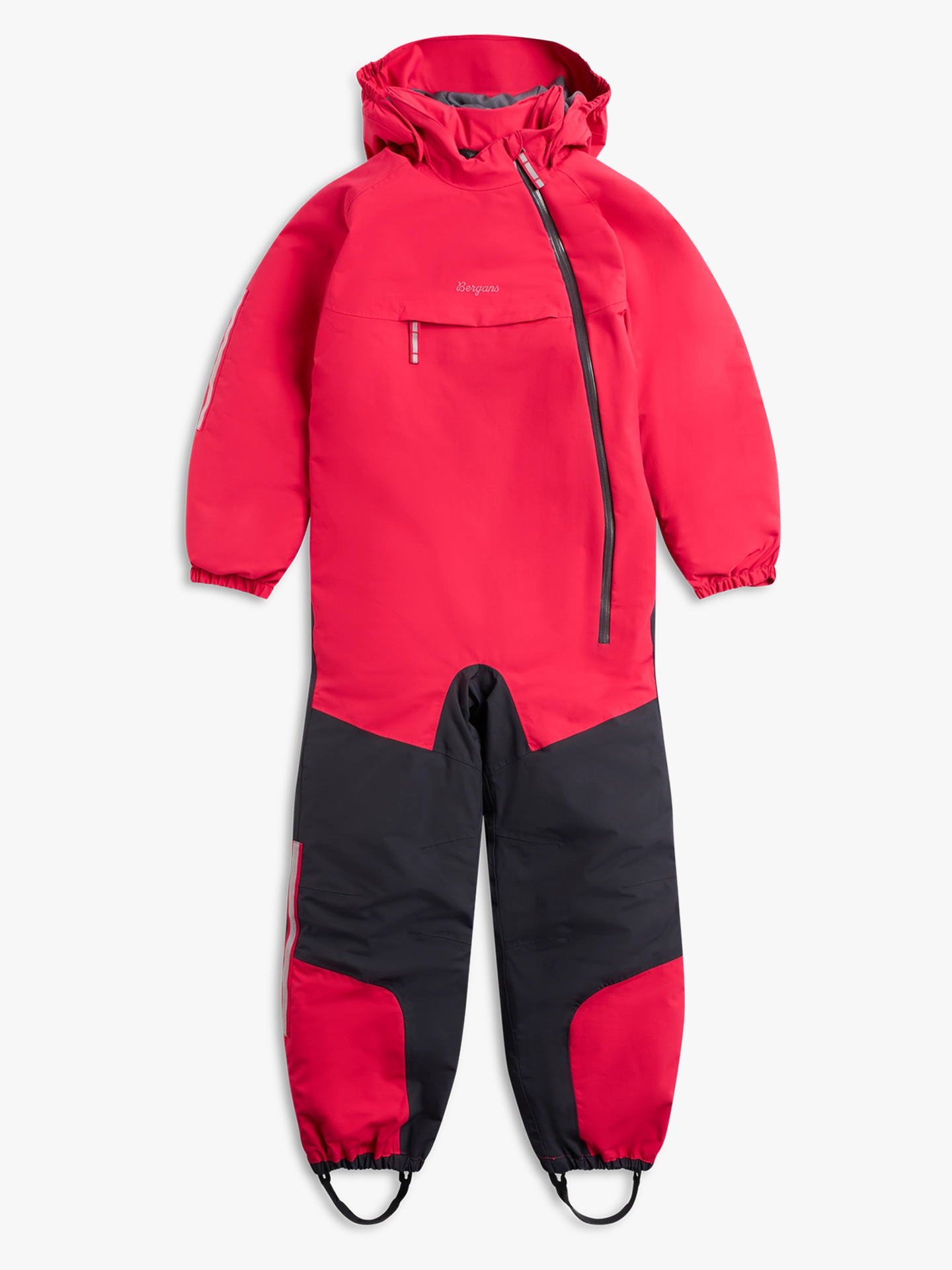 Bergans Lilletind Insulated Shell Coverall Kids Alpine Rose