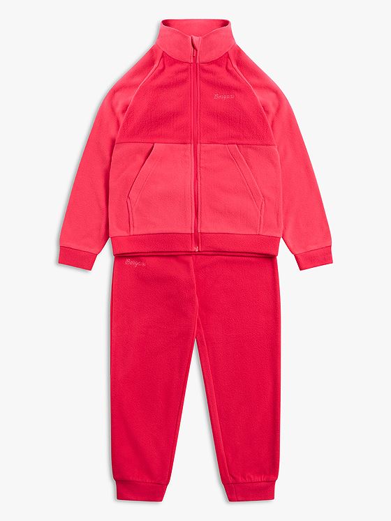 Bergans Lilletind Fleece Set Kids Light Alpine Rose / Alpine Rose