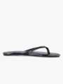 Bianco Mexico Flip Flop Faux Leather Black