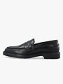 Bianco Adda Penny Loafer Smooth Leather Black