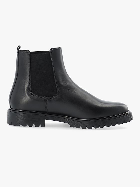 Bianco Gina Chelsea Boot Smooth Leather Black