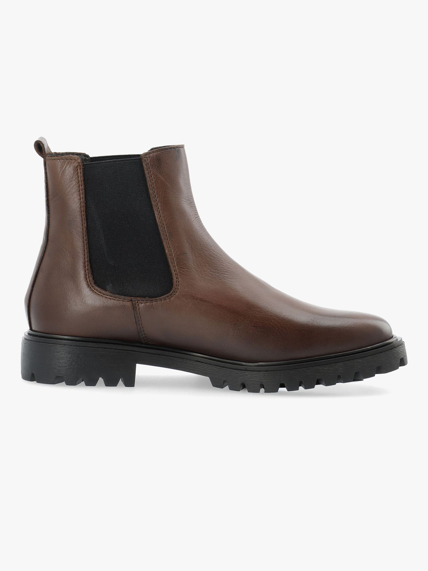 Bianco Gina Chelsea Boot Smooth Leather Brown