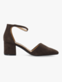 Bianco Devived Pump Micro Suede Dark Brown