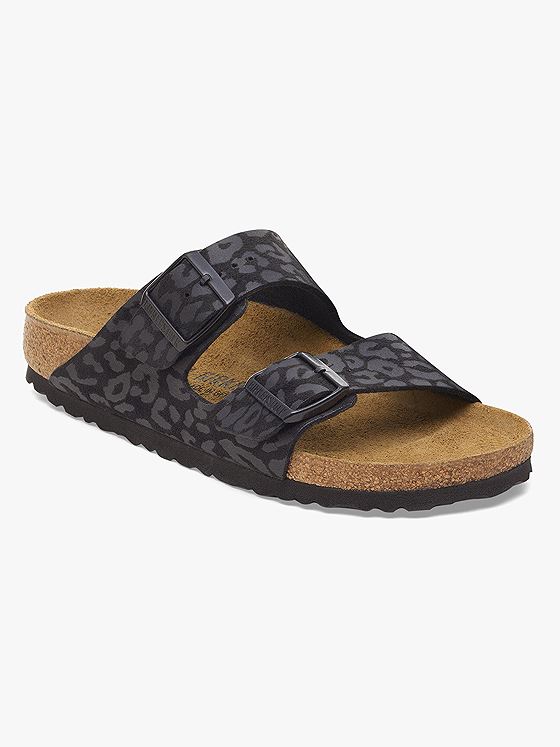 Birkenstock Arizona Foil Print Leo Black