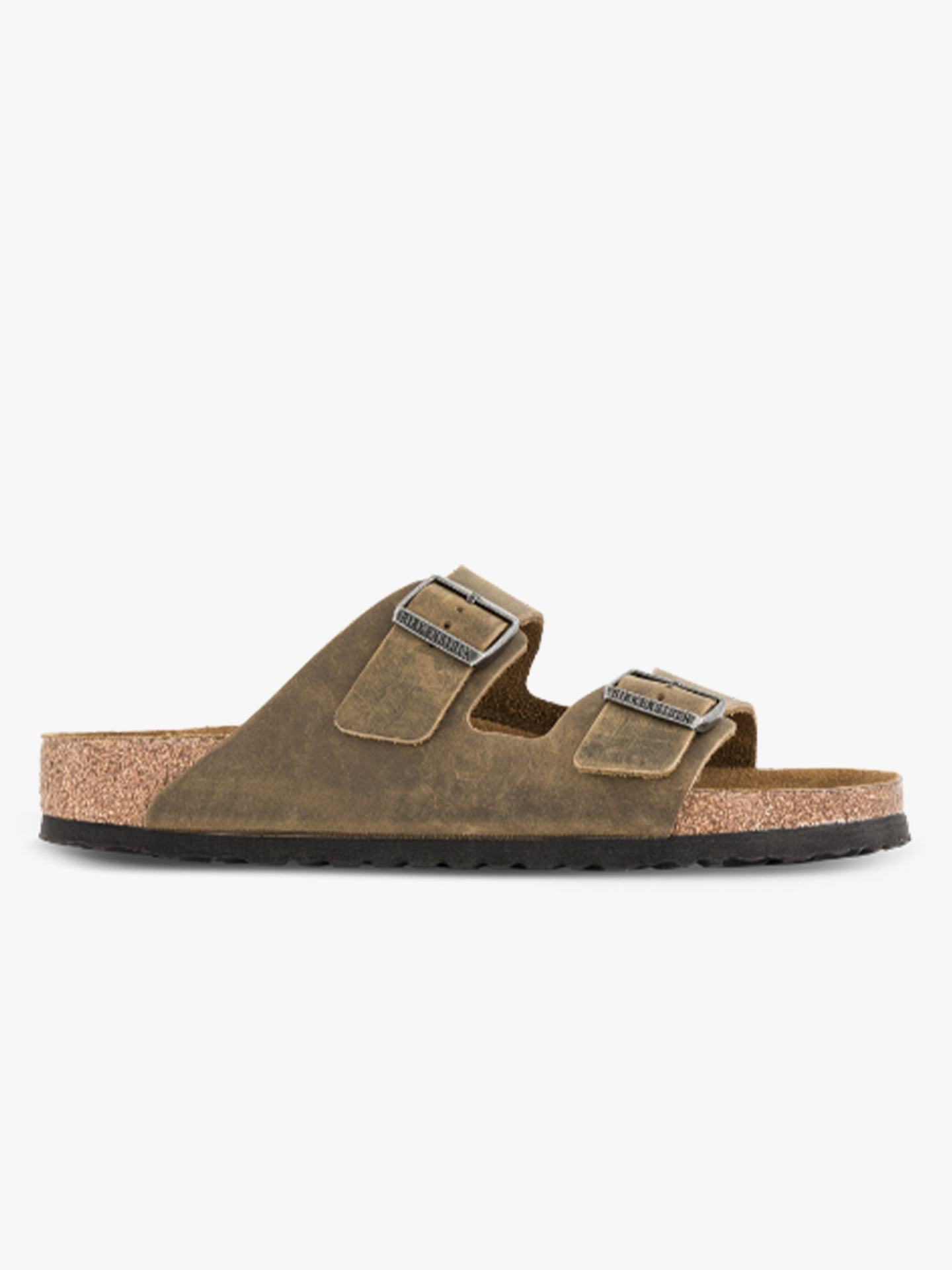 Birkenstock Arizona Soft Foot Bed Oiled Leather Faded Kaki
