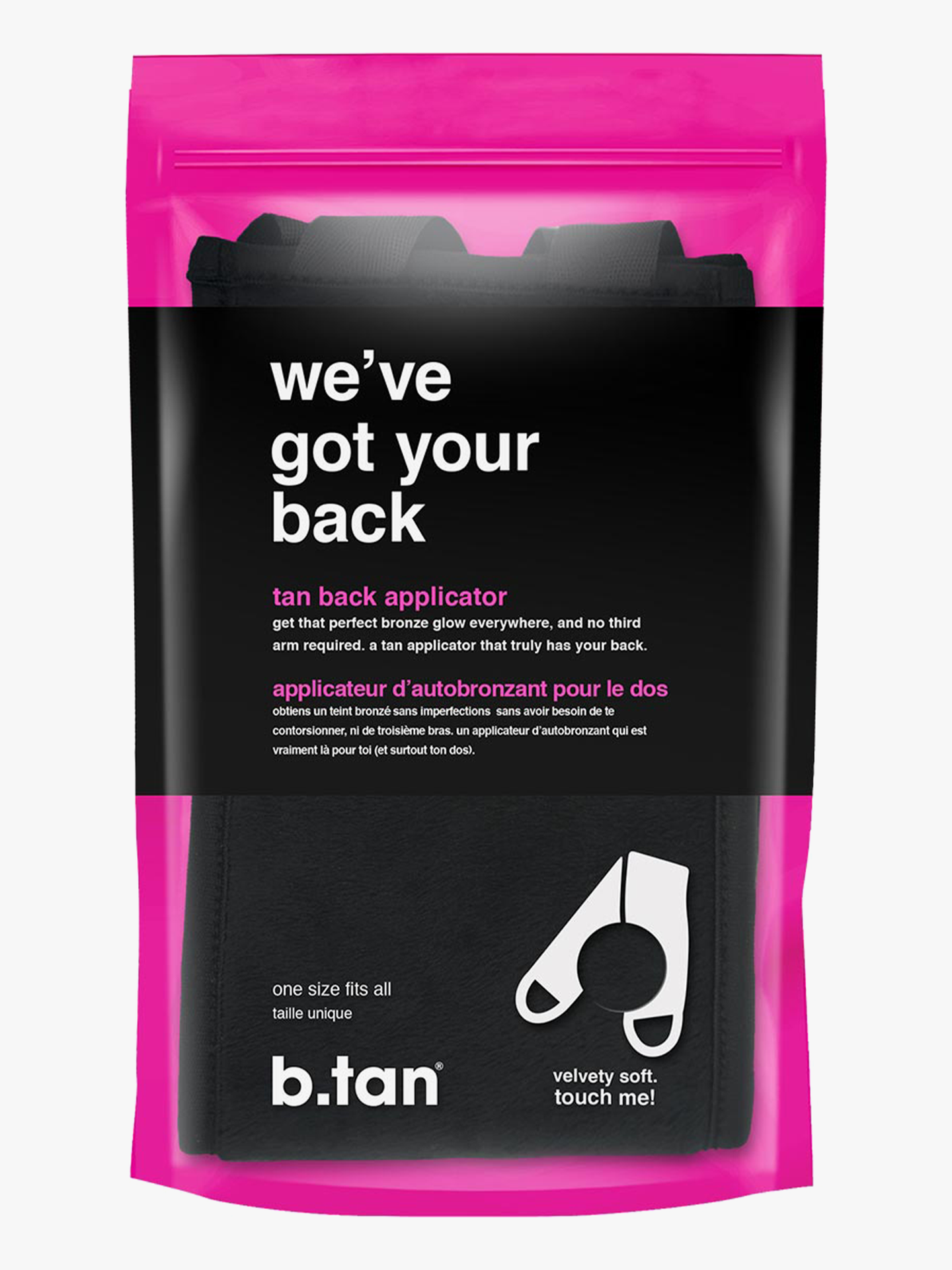 B.Tan We've Got Your Back Tan Mitt Sort