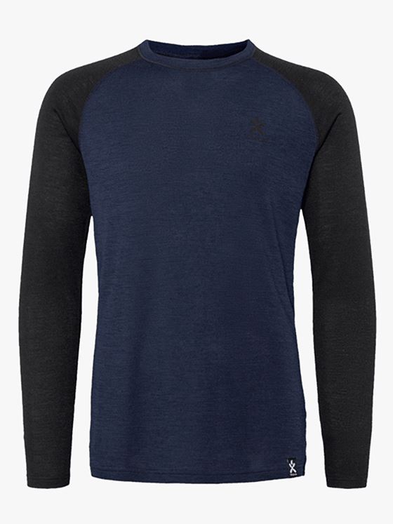 Bula Norm Merino Wool Crew Navy
