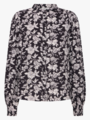 B.YOUNG Josa All Over Print Smock Blouse Black Birch Florals