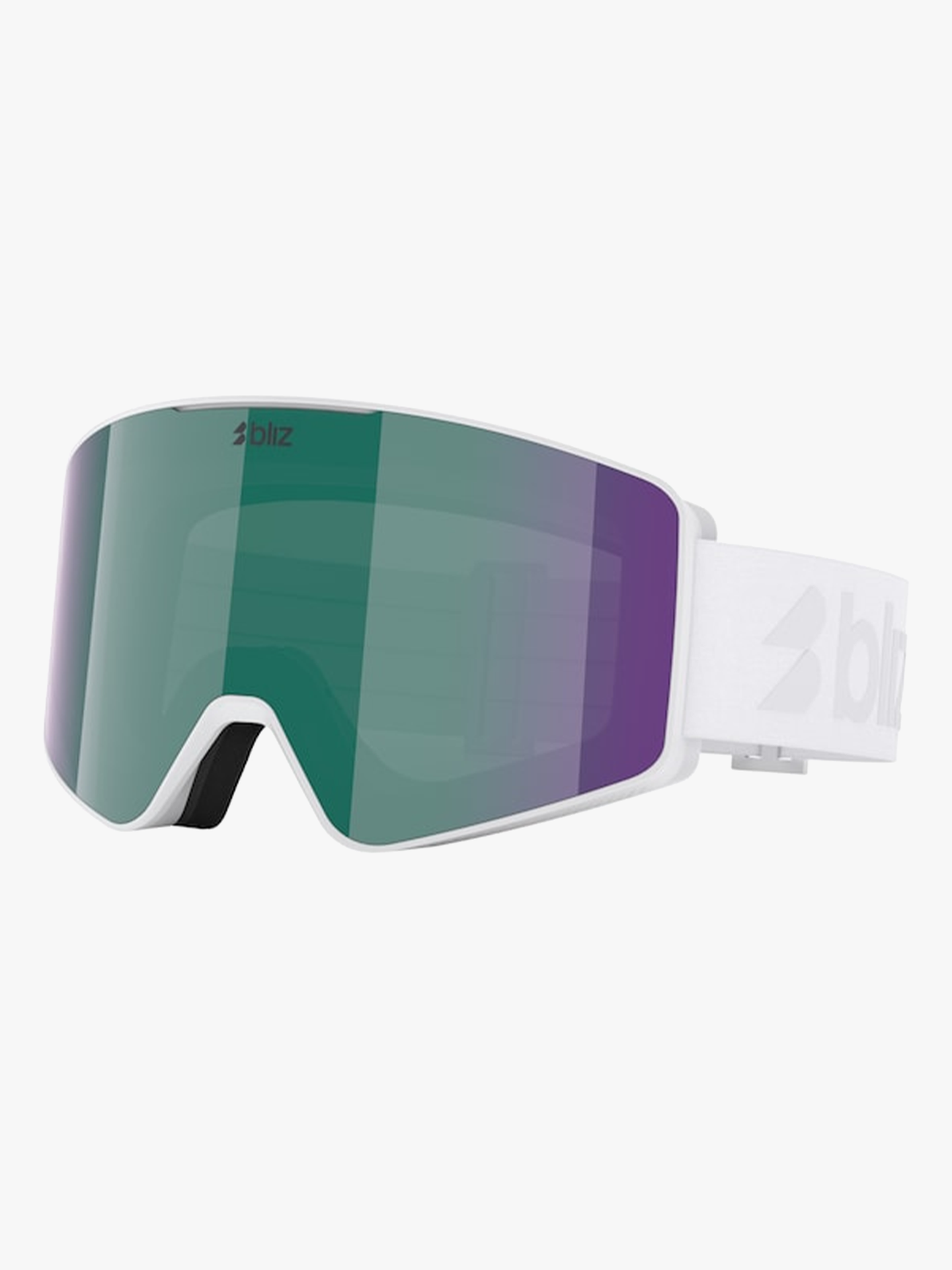 Bliz G001 Frame: Matte White / Lenses: Brown/green multicolour