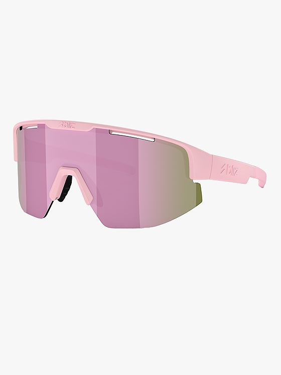 Bliz Matrix Innfatningsfarge: Matt pudderrosa / Linsefarge: Brun, Rosa flerfarget