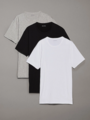 Calvin Klein Short Sleeve Crew Neck 3 pack Black / White / Grey Heather