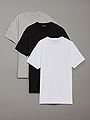 Calvin Klein Short Sleeve Crew Neck 3 pack Black / White / Grey Heather