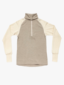 Devold Expedition Merino Silk Zip Woman Offwhite/Stone