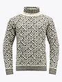 Devold Svalbard Sweater High Neck Offwhite / Anthracite