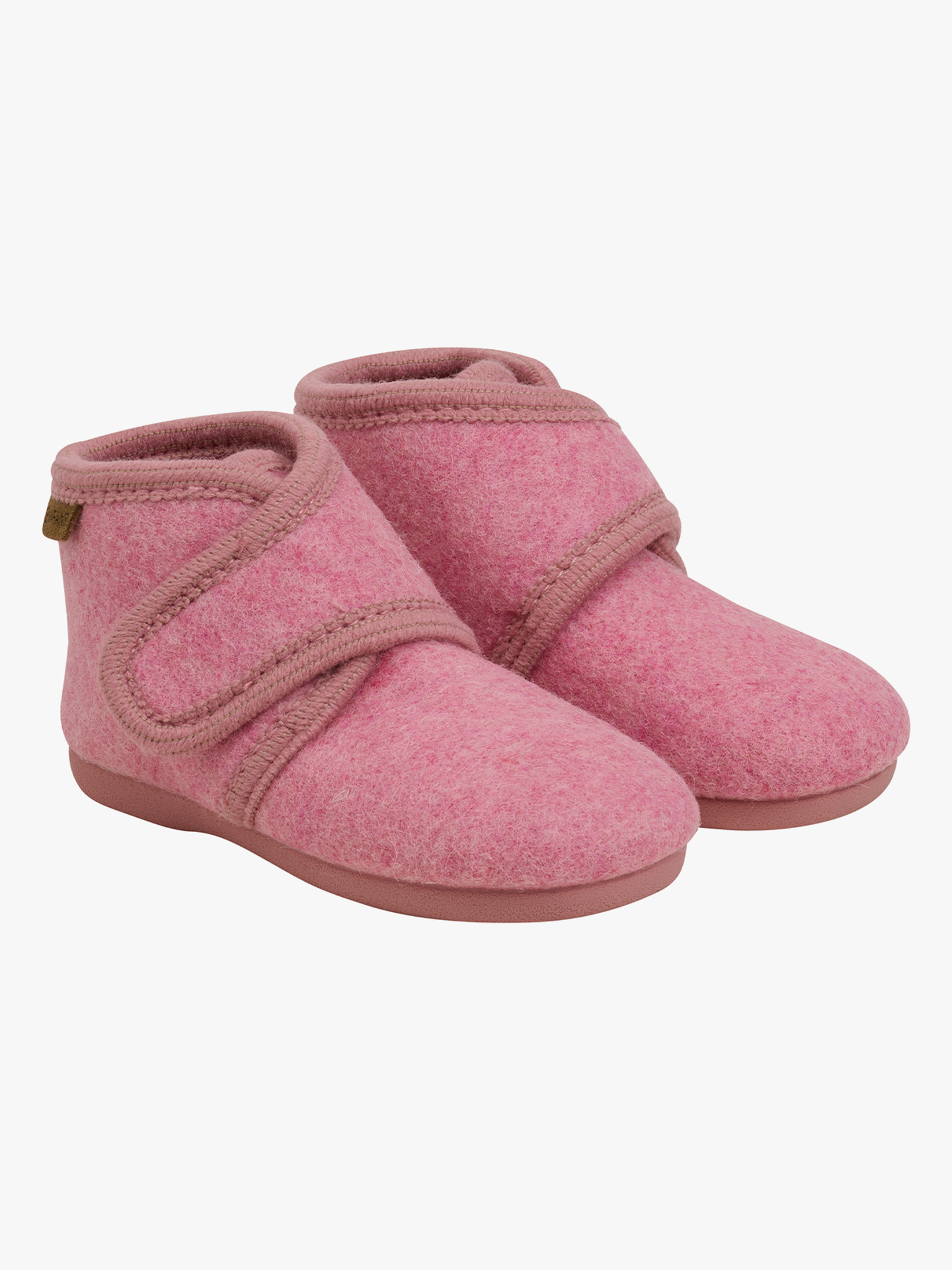 En Fant Slippers Wool Velcro Wild Rose