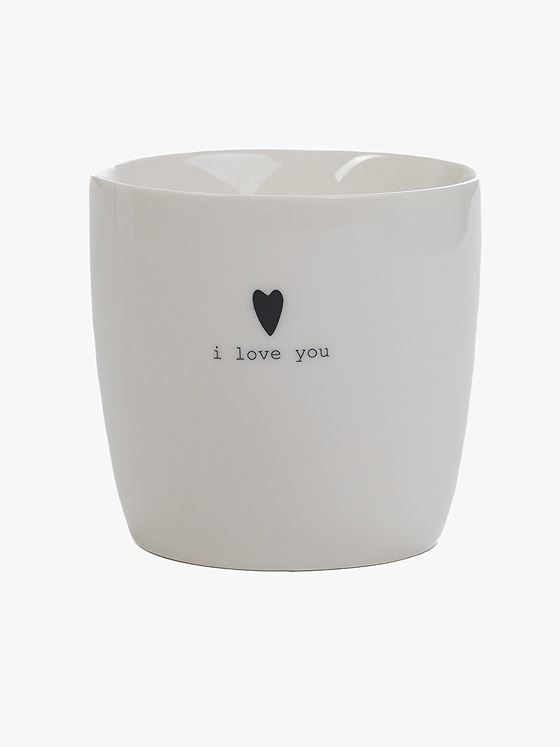 Sögne Krus Hvit I Love You Hvit