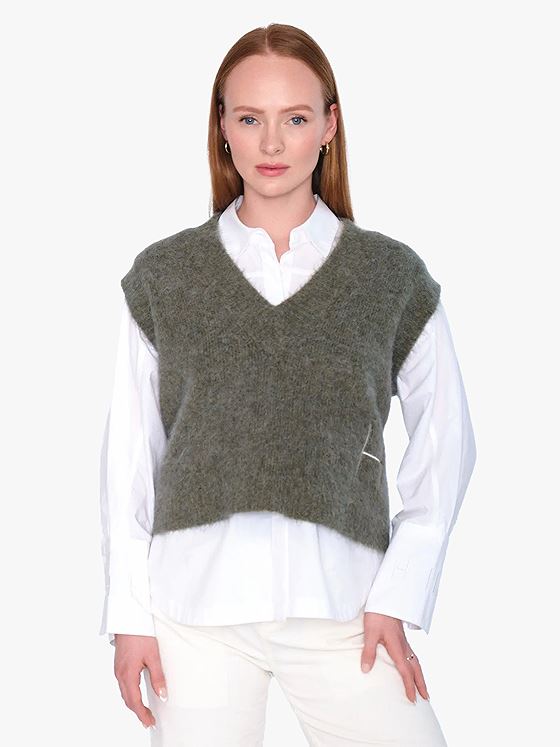 Hést Pernille Vest Winter Moss