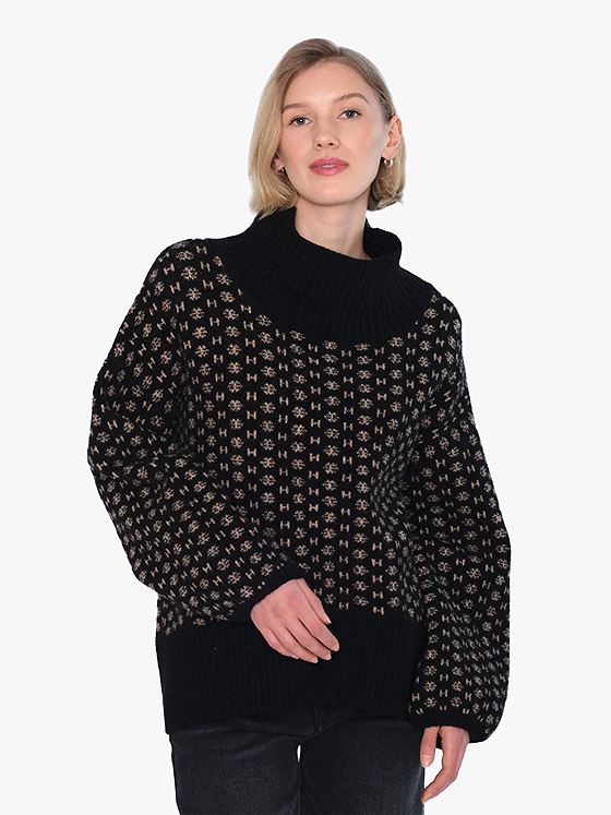 Hést Logo Sweater Jet Black