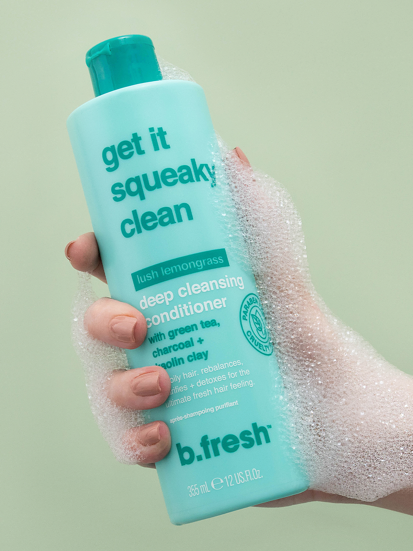 B.Fresh Get It Squeaky Clean Deep Cleansing Conditioner 355 ml Flerfarget